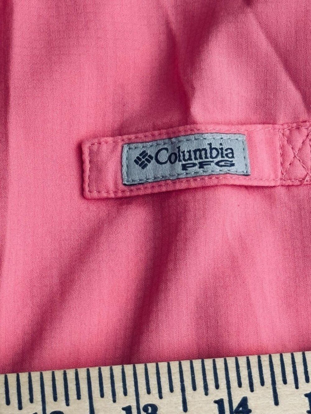 Columbia PFG Womens Pink Long Sleeve Vented Fishing Shirt Medium - Picture 7 of 9